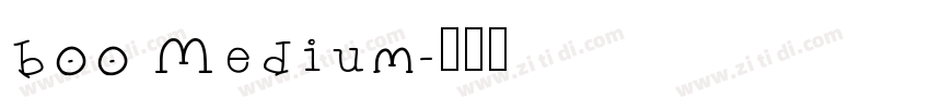 boo Medium字体转换